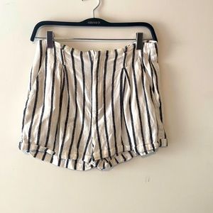 White & grey shorts